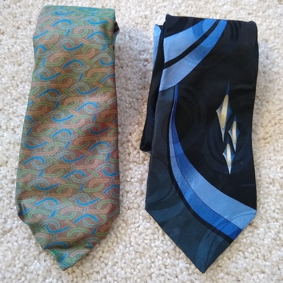 Facets Other - Lot 2 Men's 100% Silk Neck Tie